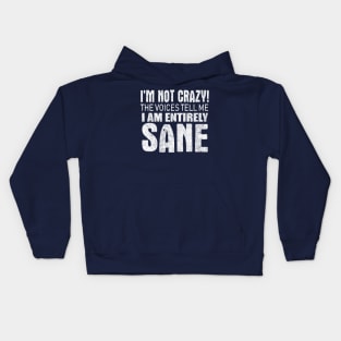 I'm Not Crazy Kids Hoodie